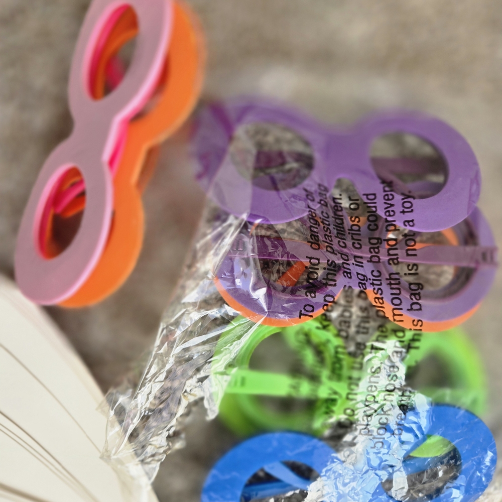 Party City Multicolor Fun Glasses Set